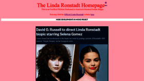 What Ronstadt-linda.com website looks like in 2024 