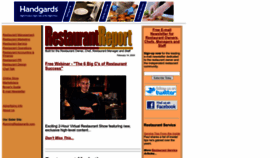 What Restaurantreport.com website looks like in 2024 