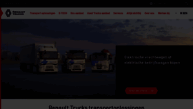 What Renault-trucks.nl website looks like in 2024 