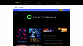 What Rankdle.io website looks like in 2024 