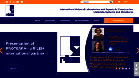 What Rilem.net website looks like in 2024 