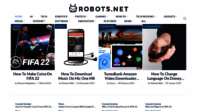 What Robots.net website looks like in 2024 
