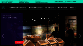 What Readingpublicmuseum.org website looks like in 2024 