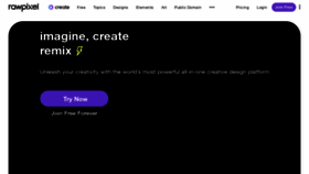 What Rawpixel.com website looks like in 2024 
