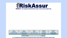 What Riskassur-hebdo.com website looks like in 2024 