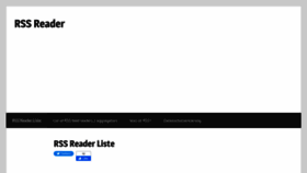 What Rss-readers.org website looks like in 2024 