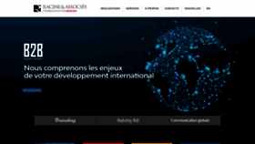 What Racineinc.com website looked like in 2024 (1 year ago)