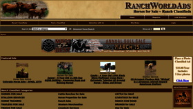 What Ranchworldads.com website looks like in 2024 
