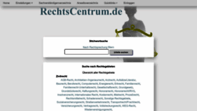 What Rechtscentrum.net website looks like in 2024 