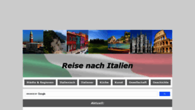 What Reise-nach-italien.de website looks like in 2024 