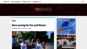 What Runwashington.com website looks like in 2024 