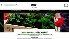 What Roys.co.uk website looks like in 2024 