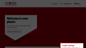 What Rose-plastic.de website looks like in 2024 