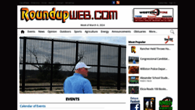 What Roundupweb.com website looks like in 2024 