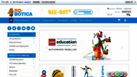 What Ro-botica.com website looks like in 2024 