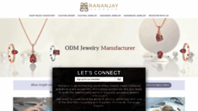 What Rananjayexports.in website looks like in 2024 