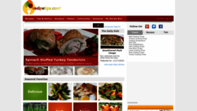 What Recipetips.com website looks like in 2024 