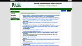 What Researchbib.com website looks like in 2024 