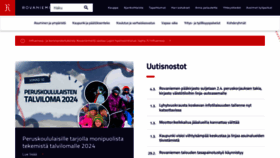 What Rovaniemi.fi website looks like in 2024 