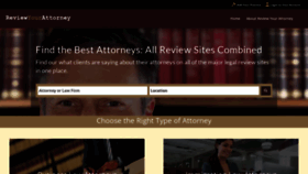 What Reviewyourattorney.com website looks like in 2024 