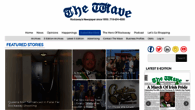 What Rockawave.com website looked like in 2024 (1 year ago)