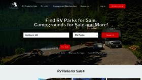 What Rvparkstore.com website looks like in 2024 