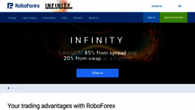 What Roboforex.com website looks like in 2024 