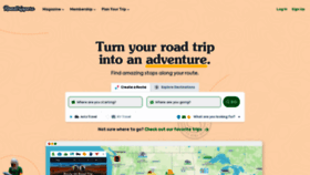 What Roadtrippers.com website looks like in 2024 