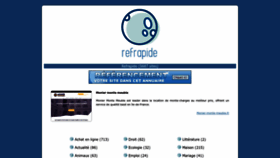 What Refrapide.com website looks like in 2024 