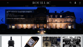 What Rouillac.com website looks like in 2024 