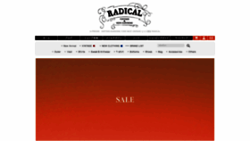 What Radical-vintage.com website looks like in 2024 