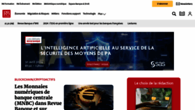 What Revue-banque.fr website looks like in 2024 