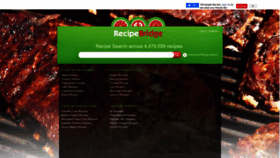 What Recipebridge.com website looks like in 2024 
