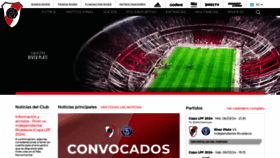 What Riverplate.com website looks like in 2024 