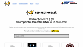 What Redirectioneaza.ro website looks like in 2024 