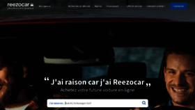 What Reezocar.com website looks like in 2024 