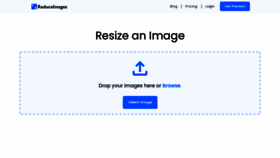 What Reduceimages.com website looks like in 2024 