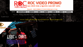 What Rocvideopromo.com website looks like in 2024 