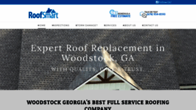 What Roofsmart.com website looks like in 2024 