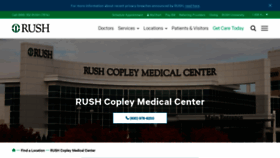 What Rushcopley.com website looks like in 2024 