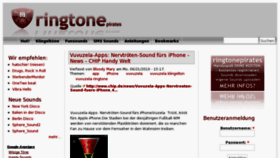 What Ringtonepirates.de website looked like in 2011 (12 years ago)