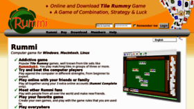 What Rummigame.com website looked like in 2011 (12 years ago)