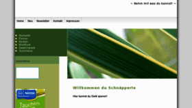 What Schnaepperle.de website looked like in 2011 (12 years ago)