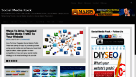 What Socialmediarock.com website looked like in 2011 (12 years ago)