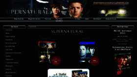 What Supernatural-serie.de website looked like in 2011 (12 years ago)