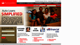 What Santanderemail.com website looked like in 2011 (13 years ago)