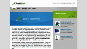 What Simpleticket.net website looked like in 2011 (13 years ago)