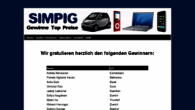 What Simpig.com website looked like in 2011 (13 years ago)
