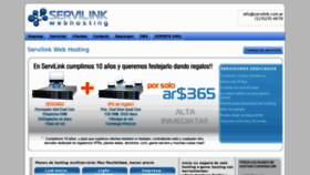 What Servilink.com.ar website looked like in 2011 (12 years ago)