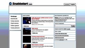What Snabbstart.com website looked like in 2011 (13 years ago)